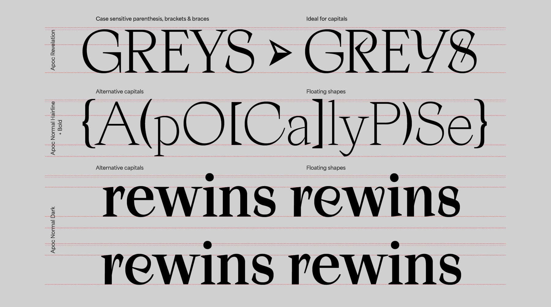 Lots of Alternate Glyphs